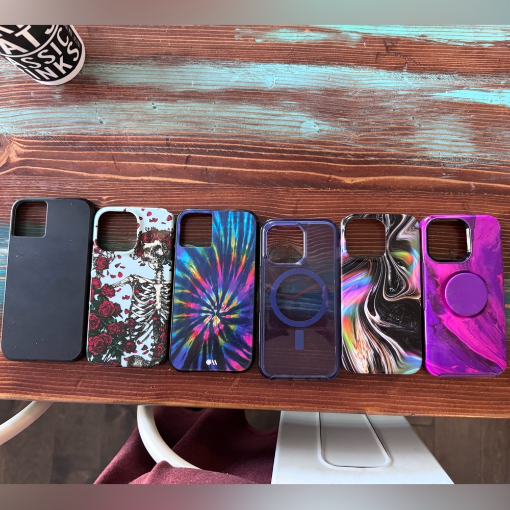 iPhone 13 Pro cases—GUC, various brands (see description)